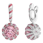 Серьги с Турмалинами и Бриллиантами, E0122-1/1