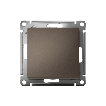 Выключатель 1-кл. СП AtlasDesign 10А IP20 (сх. 1) 10AX с самовозвратом механизм мокко SE ATN000615