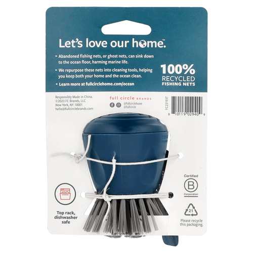 Full Circle, Clean Ocean Palm Brush, очищающая смесь, 1 шт.