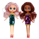 Кукла тип Модница 2шт 25см, коробка 194-1