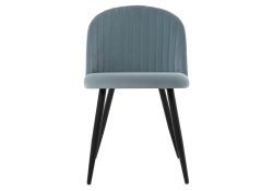 Стул на металлокаркасе Gabi 1 light blue / black