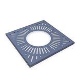 Приствольная решётка Лучи квадрат