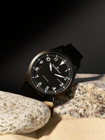 Часы кварцевые Earth Multi black and black