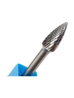 Бор-фреза форма G /парабола с заостренной головой DC 10х20/65 хв. 6 мм Inforce 10-01-424