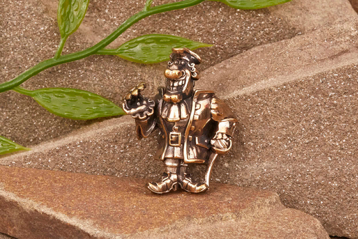 Бусина на темляк Доктор от мастерской Крымская бронза