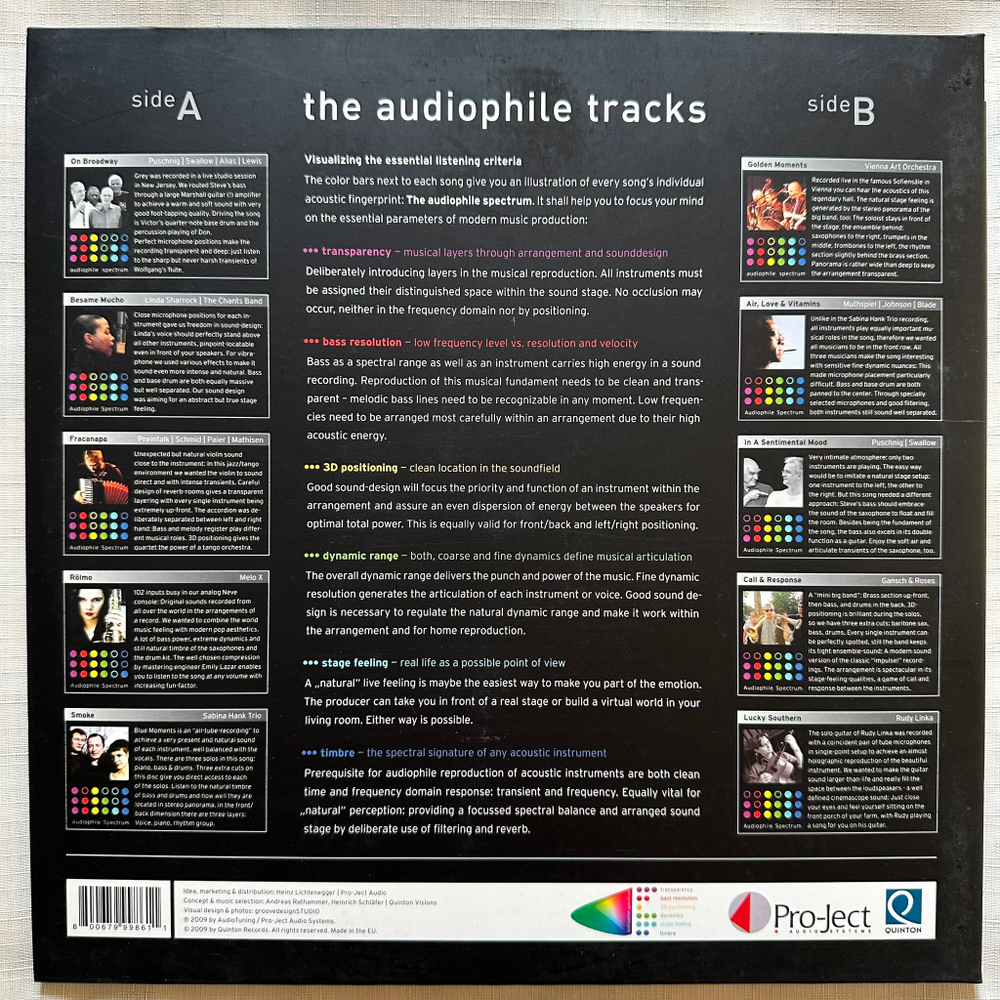 Сборник The Audiophile Spectrum (Европа 2009г.)