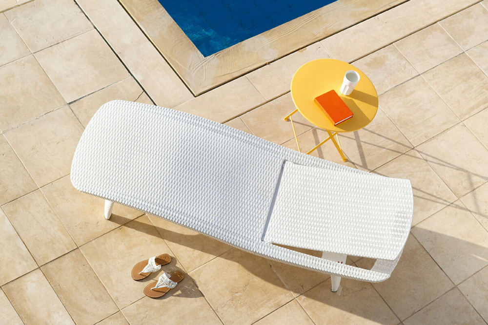 Шезлонг Pacific, белый