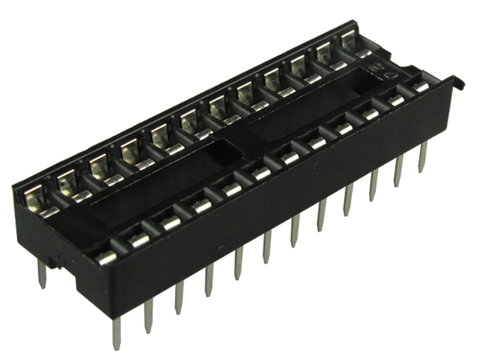 Панелька для микросхем шаг 2,54 SCS-24 на 24 pin