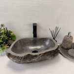 Раковина из речного камня RS63304 (47*34*15) 0122