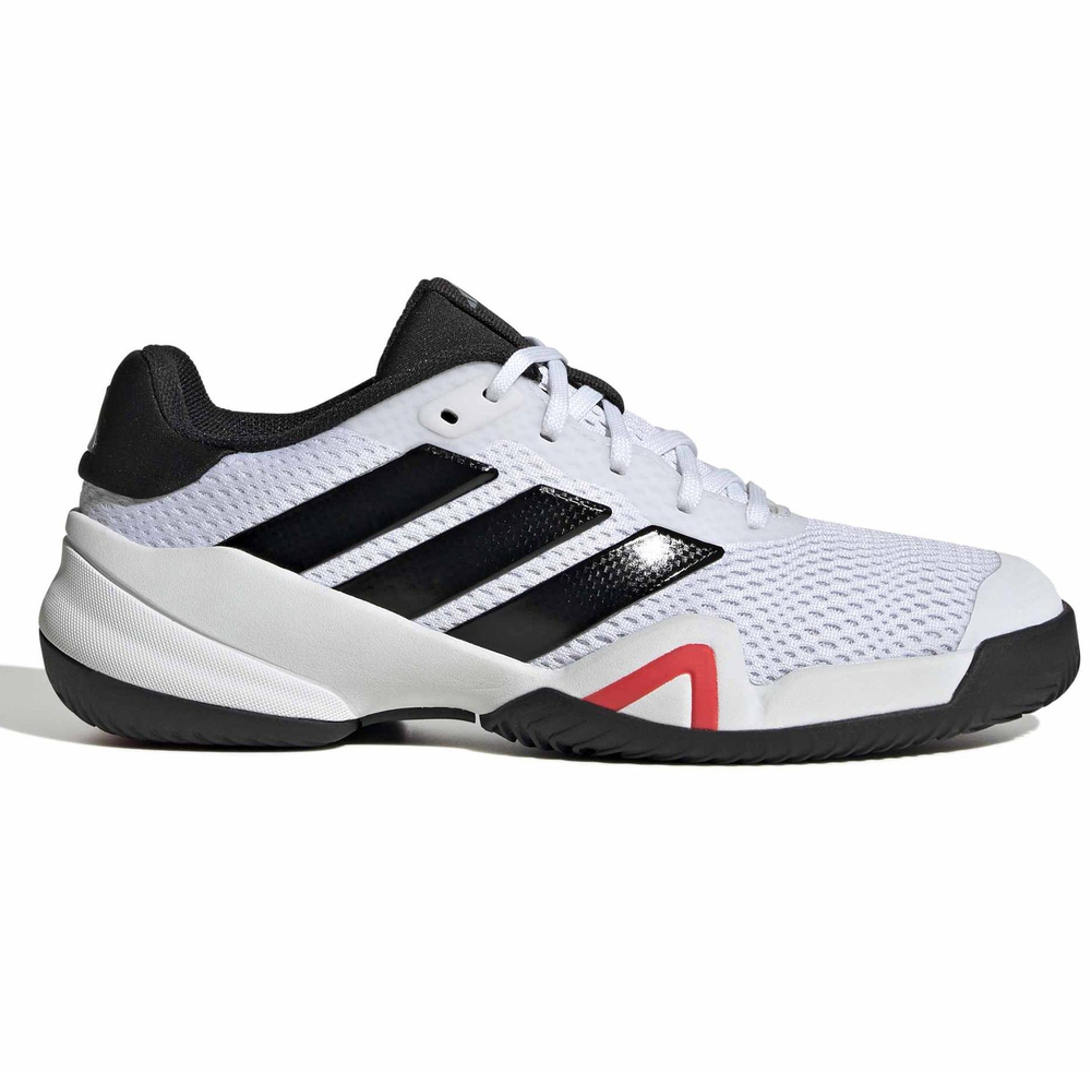 Детские Кроссовки теннисные  Adidas Barricade K - white/core black