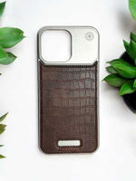 Металлический чехол "Крокодил" iPhone 16