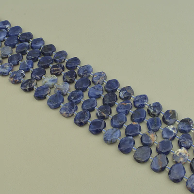 Нитка Содалит 39 см. (Без замка) - Синий