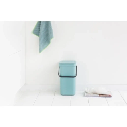 Brabantia Контейнер для мусора Sort & Go 12л мятный