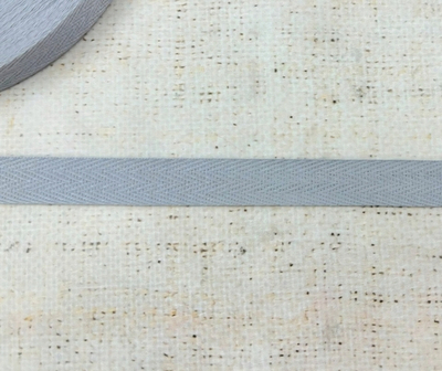 Лента киперная, хлопок, ш. 1,5 см, серый