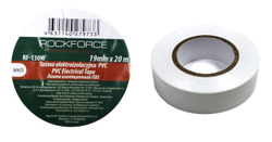 Лента изоляционная ПВХ 19мм x 20м (белая) RockForce##Rock FORCE RF-130W
