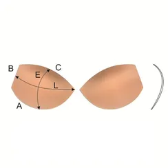 Чашки без пуш-апа белые (90B-95A-85C-80D-75E), Беларусь