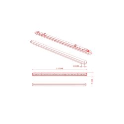 Линейный светодиодный светильник ЭРА SPP-201-0-65K-048 48Вт 6500К 4320Лм IP65 1500 матовый