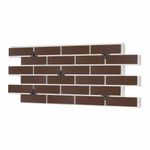 Клинкерная термопанель ППС Керамин Амстердам 4 Коричневый 1020х455 мм