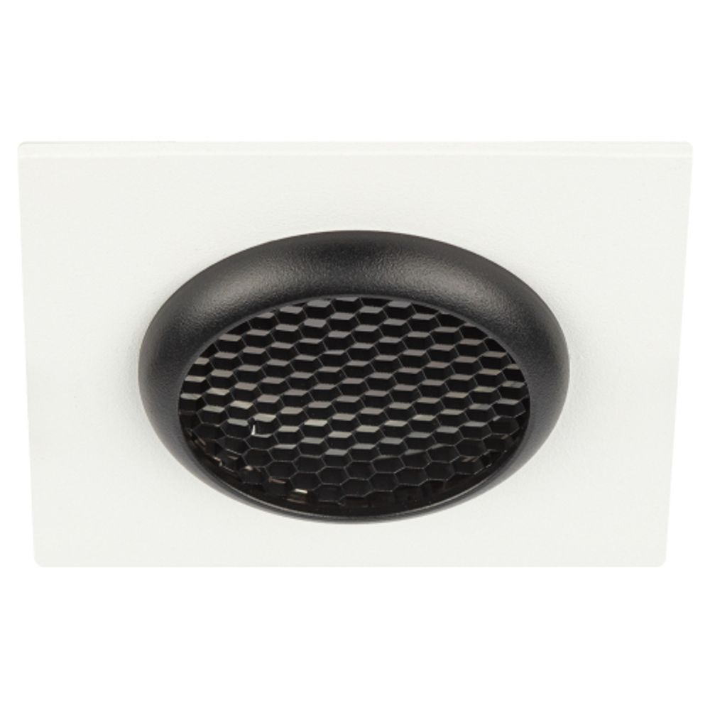 Встраиваемый светильник алюминиевый ЭРА KL110 WH/BK MR16 GU5.3 белый/черный матовый | Алюминиевые встраиваемые светильники