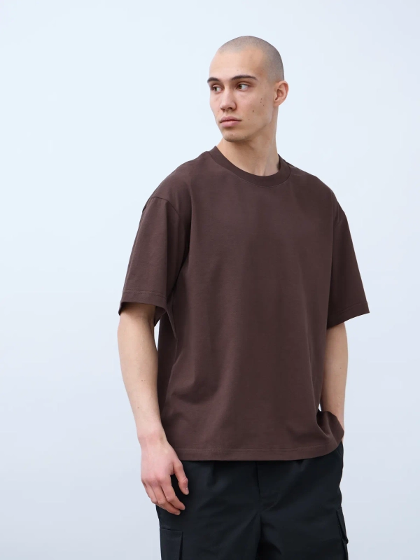 Футболка оверсайз (коричневый) 230 г