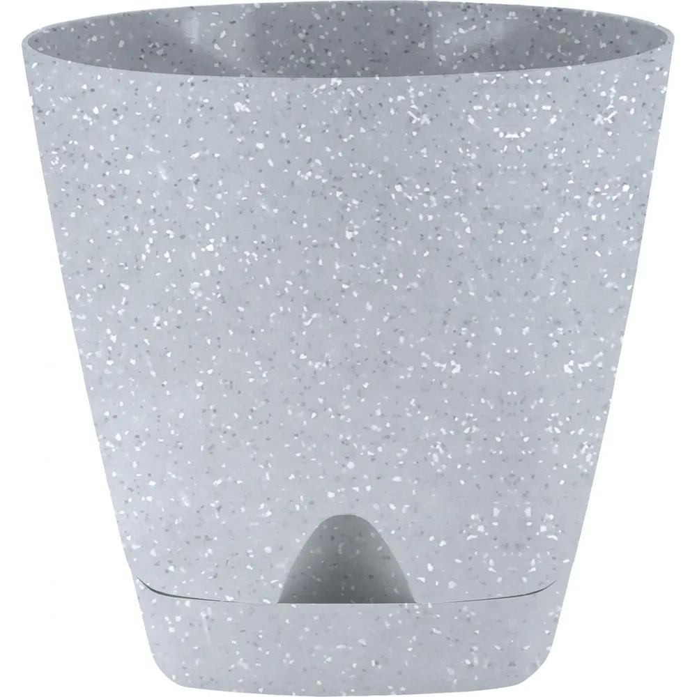 Горшок для цветов InGreen Amsterdam D170мм 2,5л с прикорневым поливом, светлый камень