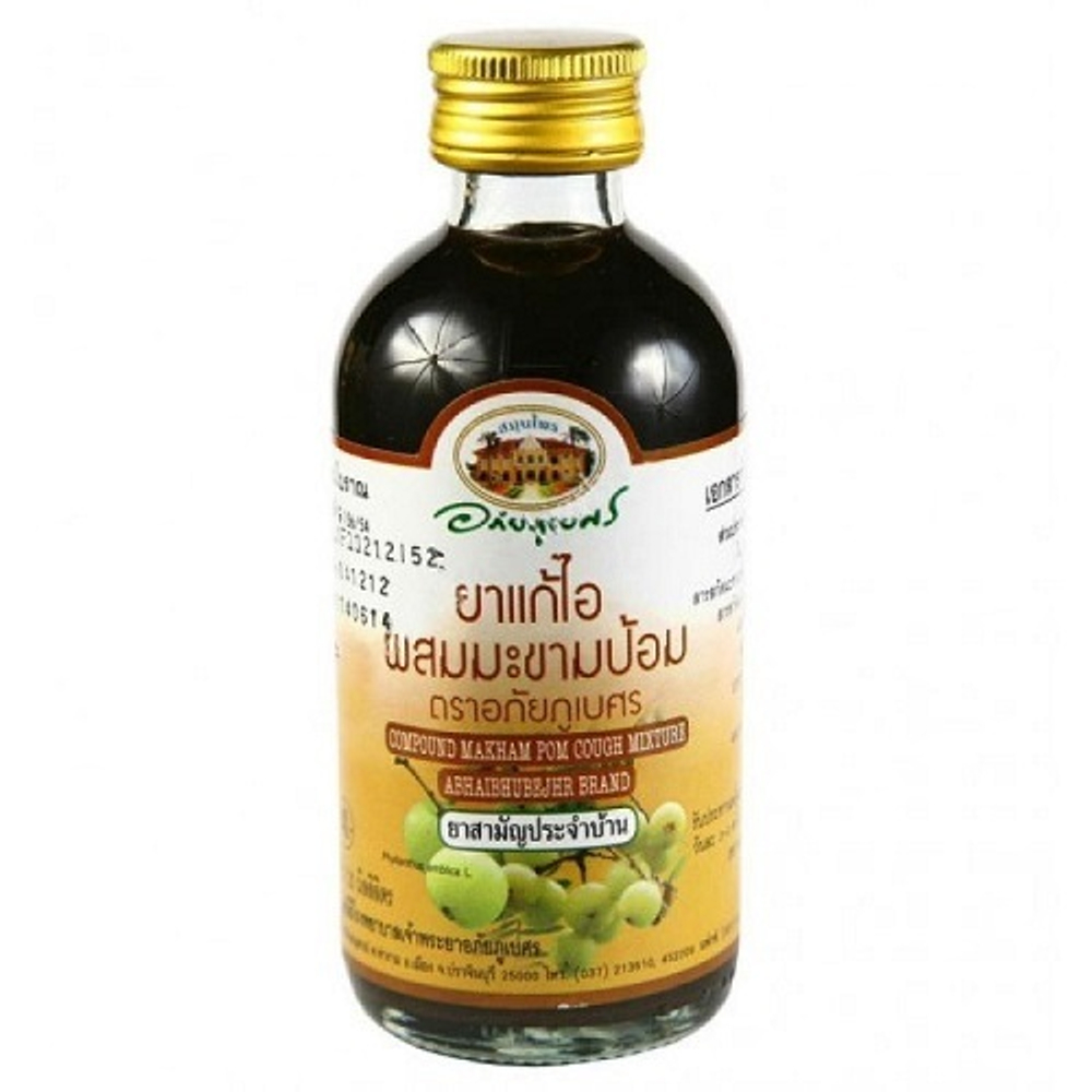 Сироп от кашля Compound Makham Pom Cough Mixture Abhaibhubejhr, 60 мл