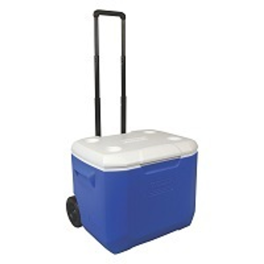 Контейнер изотермический Coleman 56.8л White/Blue Wheeled Hard Cooler 3000005152