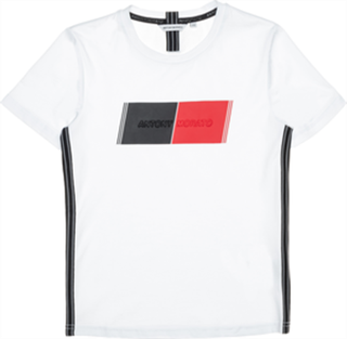 Футболка ANTONY MORATO Белый/Отделка: черная тесьма/Термопринт: черно-красный (Мальчик)