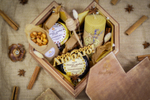 Медовый подарочный набор HoneyForYou "Love Box" в деревянном ящике