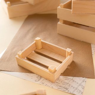 Ящик деревянный (высота 1 рейка) 10х7,5х3см