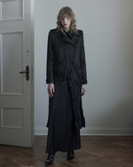 "Oil" deconstructed tailcoat-trench / Тренч
