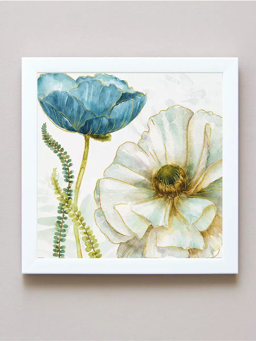 Картины на стену интерьерная на холсте 4 шт, 23*23 см