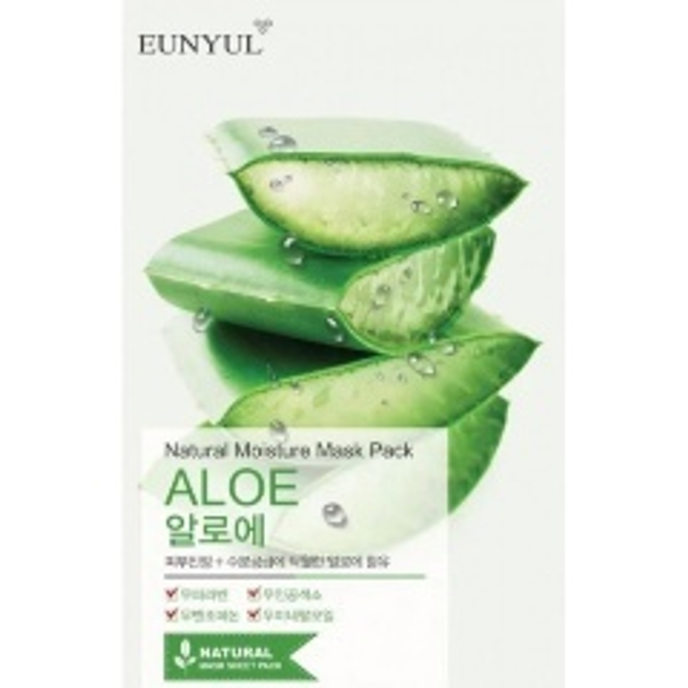 Маска тканевая с экстрактом алоэ, 22мл, EUNYUL