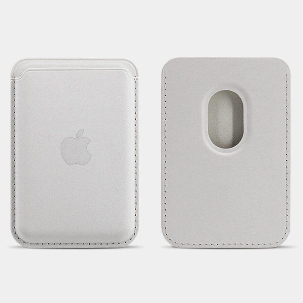 iPhone Leather Wallet MagSafe с лого