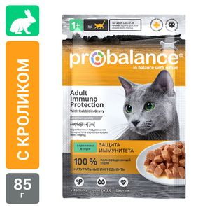 Пауч ProBalance Immuno Protection для кошек с кроликом