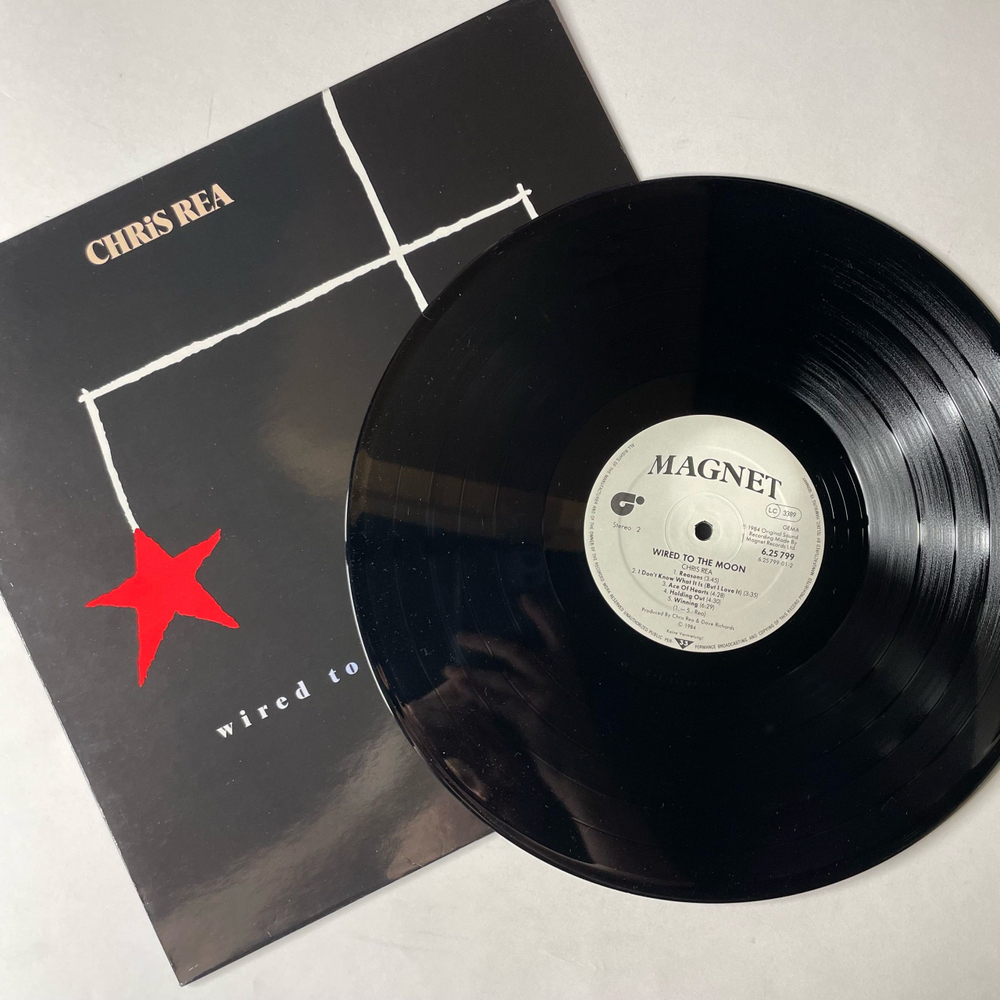 Винтажная виниловая пластинка LP Chris Rea Крис Ри Wired To The Moon (Германия 1984)