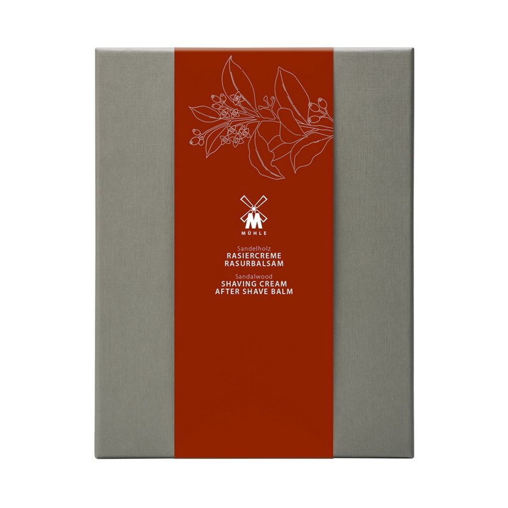 Подарочный набор для бритья MUEHLE, крем и бальзам после бритья, Сандал (MPS SH)