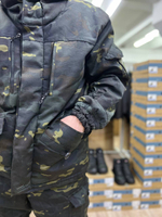 Костюм горка 5 зима / чёрный мультикам лайт 2