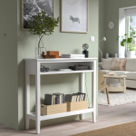 Консольный стол - IKEA IDANÄS/IDANAS/ИДАНЭС ИКЕА, 95х104х32 см, белый