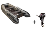 YACHTMAN-320 СК хаки-черный + PARSUN T 9.9 (15) BMS (комплект лодка + мотор)