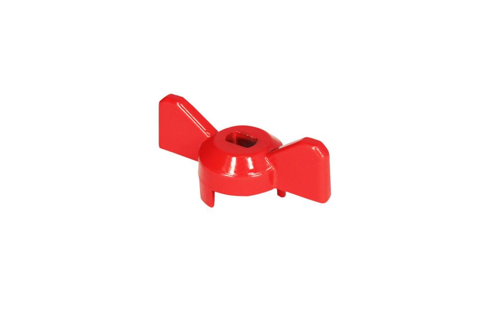 Ручка-Бабочка для крана усиленная MPF, 1/2&quot;- 3/4&quot;, красная