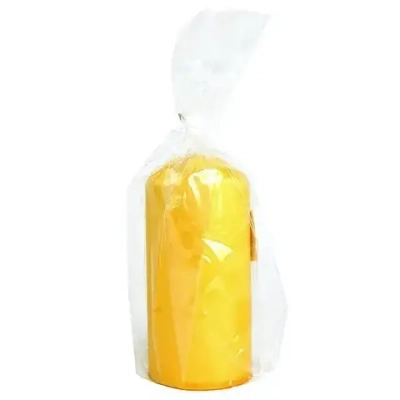 Свеча столб 12 см Слоновая кость