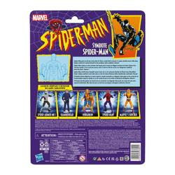 Hasbro Marvel Legends Spider-Man - Фигурка Symbiote Spider-Man 16 см Ретро F3697
