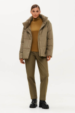 0114 Куртка женская (оливковый)