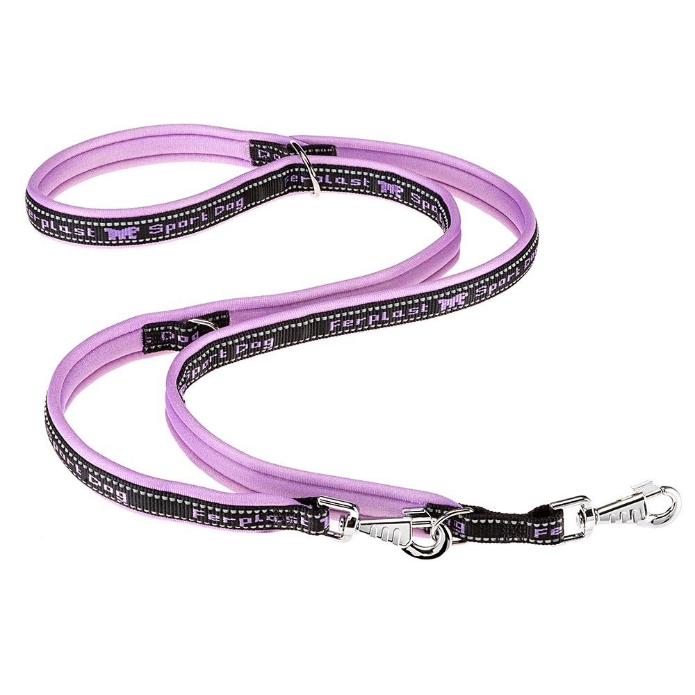 Поводок-перестежка Ferplast SPORT DOG MATIC GA20/200 сиреневый 200х2х4