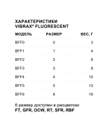 Блесна для рыбалки вертушка Vibrax Fluorescent 1 /SFR