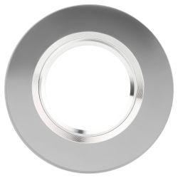 DK7 CH/WH Светильник ЭРА декор стекло круглое хром/зеркальный | Декоративные встраиваемые светильники