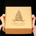 Новогодний подарочный набор сладостей HappyBox by HoneyForYou "Happy New Year №4"