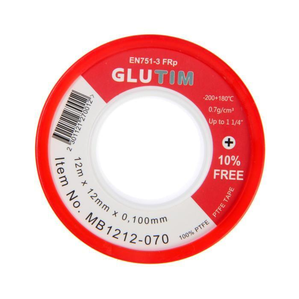 ФУМ ЛЕНТА TIM МАЛЕНЬКАЯ (КРАСНАЯ) 12ММ-12ММ-07ММ МВ1212-070