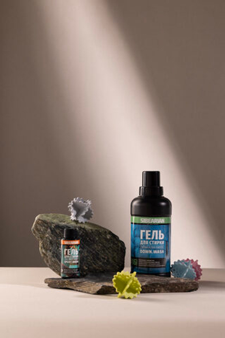 Подарочный набор для стирки одежды и снаряжения с пуховым утеплителем и из шерсти SIBEARIAN DOWN SET
